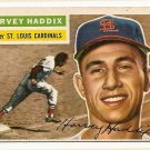 1956 Topps baseball card #77 Harvey Haddix VG St. Louis Cardinals