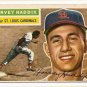 1956 Topps baseball card #77 Harvey Haddix VG St. Louis Cardinals