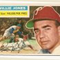 1956 Topps baseball card #127 Willie Jones EX Philadelphia Phillies