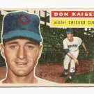 1956 Topps baseball card #124 Don Kaiser G/VG Chicago Cubs