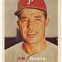 1957 Topps baseball card #348 Jim Hearn - good (right edge has damage)