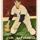 1957 Topps baseball card #344 Paul LaPalme VG
