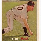 1957 Topps baseball card #308 Dick Hall VG/EX
