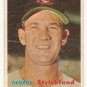 1957 Topps baseball card #263 George Strickland - good