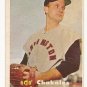 1957 Topps baseball card #261 Bob Chakales VG