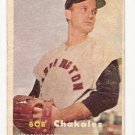 1957 Topps baseball card #261 (C) Bob Chakales VG