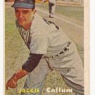 1957 Topps baseball card #268 Jackie Collum VG+