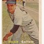 1957 Topps baseball card #268 Jackie Collum VG+