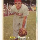 1957 Topps baseball card #254 Ron Negray VG