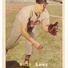 1957 Topps baseball card #244 (B) Billy Loes EX