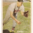 1957 Topps baseball card #244 (C) Billy Loes - good (rippled)