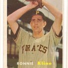 1957 Topps baseball card #256 (C) Ronnie Kline VG