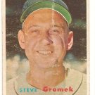 1957 Topps baseball card #258 Steve Gromek G/VG