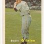 1957 Topps baseball card #259 Eddie O'Brien VG-