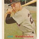 1957 Topps baseball card #246 Jose Valdivielso VG