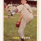 1957 Topps baseball card #247 Turk Lown VG