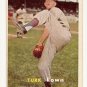 1957 Topps baseball card #247 Turk Lown VG