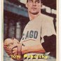 1957 Topps baseball card #235 Tom Poholsky VG