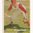 1957 Topps baseball card #222 Alex Grammas G/VG