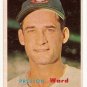 1957 Topps baseball card #226 Preston Ward VG