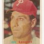1957 Topps baseball card #241 Joe Lonnett - good