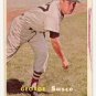 1957 Topps baseball card #229 George Susce VG