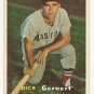 1957 Topps baseball card #202 Dick Gernert VG