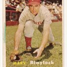 1957 Topps baseball card #224 Marv Blaylock VG