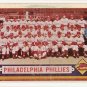 1957 Topps baseball card #214 Philadelphia Phillies team VG