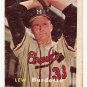 1957 Topps baseball card #208 Lew Burdette VG