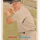 1957 Topps baseball card #220 Jackie Jensen VG/EX
