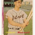 1957 Topps baseball card #205 Charley Maxwell VG