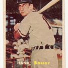 1957 Topps baseball card #197 Hank Sauer G/VG