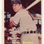 1957 Topps baseball card #197 (C) Hank Sauer VG/EX
