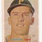 1957 Topps baseball card #199 (B) Vernon (vern) Law VG