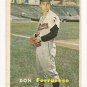 1957 Topps baseball card #146 Don Ferrarese - good (rough texture)