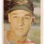 1957 Topps baseball card #184 Tito Francona - good