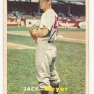 1957 Topps baseball card #162 Jack Meyer G/VG