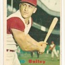 1957 Topps baseball card #128 Ed Bailey VG