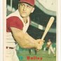1957 Topps baseball card #128 Ed Bailey VG