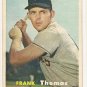 1957 Topps baseball card #140 Frank Thomas F/G