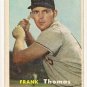 1957 Topps baseball card #140 (B) Frank Thomas VG