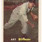 1957 Topps baseball card #132 Art Ditmer VG (creased)