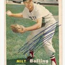 1957 Topps baseball card #131 Milt Bolling G-