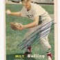 1957 Topps baseball card #131 Milt Bolling G-