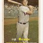 1957 Topps baseball card #136 Jim Hegan - good