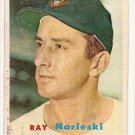 1957 Topps baseball card #144 Ray Narleski - good