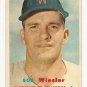 1957 Topps baseball card #126 Bob Wiester VG+
