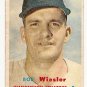 1957 Topps baseball card #126 (B) Bob Wiester - good