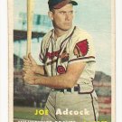 1957 Topps baseball card #117 Joe Adcock G/VG